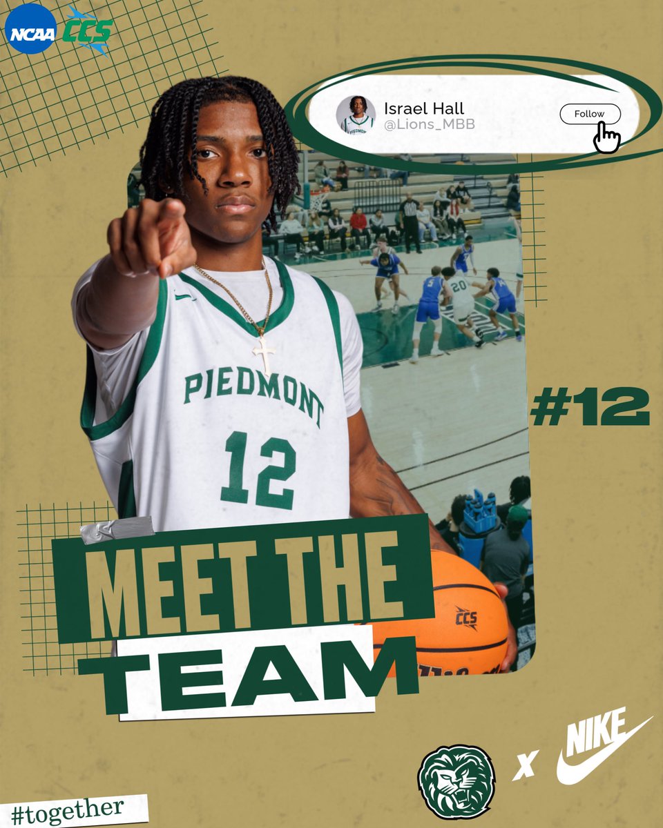 Our first player from South Carolina, sophomore #12 Israel Hall. #together 

📍Hometown: Greenville, SC
📚Major: Business 
🏀Favorite NBA Player: Tyrese Maxey
🎬Favorite Movie/TV Show: Marvel movies 
🎨Favorite Color: Brown
🦁Favorite part of being a Lion: The basketball program