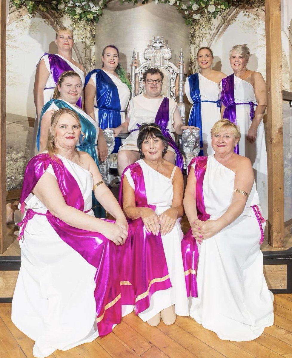 WhitehavenTG's tweet photo. ⚡️ Hercules Cast Photos ⚡️
📸 Dave Wilson

🙄 Unimpressed 
💃 Front step, cha cha cha, back step, cha cha cha
🤍 I’m in heaven 
🎭 A show isn’t a show without a chorus 

That’s all folks! https://t.co/aZRHirfSNn