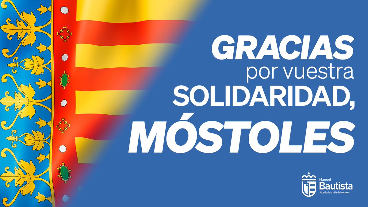 Manuel Bautista (@mbautista_pp) on Twitter photo ♥️ Han sido tres días de arduo trabajo y no tengo palabras para expresar la solidaridad de todos los mostoleños con los afectados por la DANA.
Quiero dar las gracias, de corazón, a todos los voluntarios implicados en la recogida de enseres. A <a href="/policiaMostoles/">Policía Municipal de Móstoles</a> y <a href="/protemostoles/">AVPC Móstoles</a> ♥️ Han sido tres días de arduo trabajo y no tengo palabras para expresar la solidaridad de todos los mostoleños con los afectados por la DANA.
Quiero dar las gracias, de corazón, a todos los voluntarios implicados en la recogida de enseres. A <a href="/policiaMostoles/">Policía Municipal de Móstoles</a> y <a href="/protemostoles/">AVPC Móstoles</a>