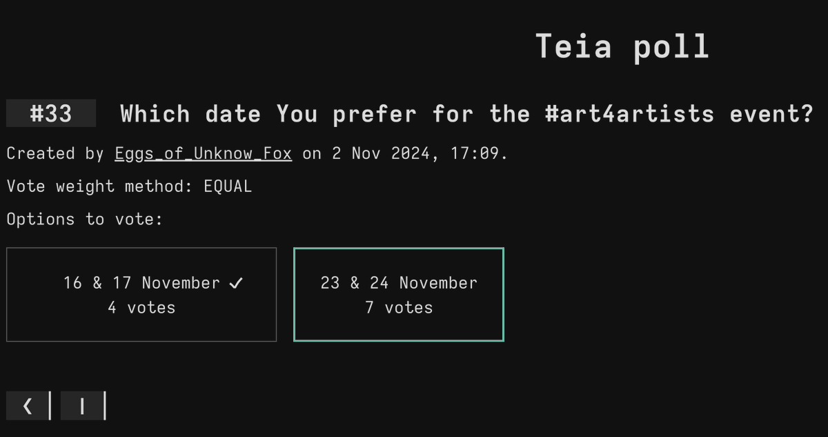 We have now a date for #art4artists &lt;3
Everyone is still welcome to participate to the event also if still didn't apply.
Don't be to shy and late, otherwise will not be possible to add You to the smart contract 🕸️