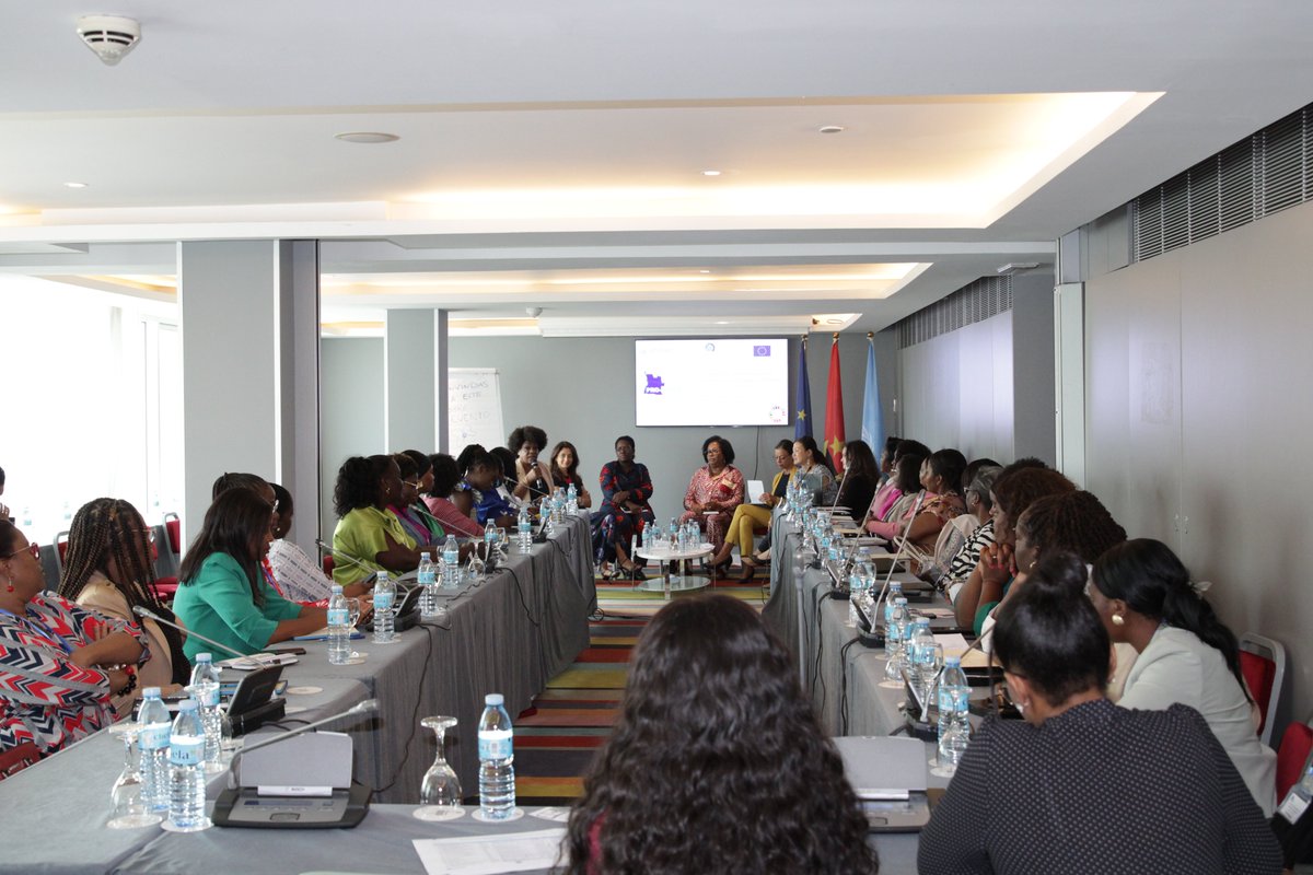Manuela_UN's tweet image. Delighted to host a powerful roundtable under #PROREACT with 6 inspiring women leaders from #Angola @AngolaOnu & @UEemAngola🌍✨Their resilience and success inspired 30 🇦🇴women in police & magistrates 💪
Gender equality is crucial for justice, peace & development.
🙏🇺🇳🇦🇴🇪🇺