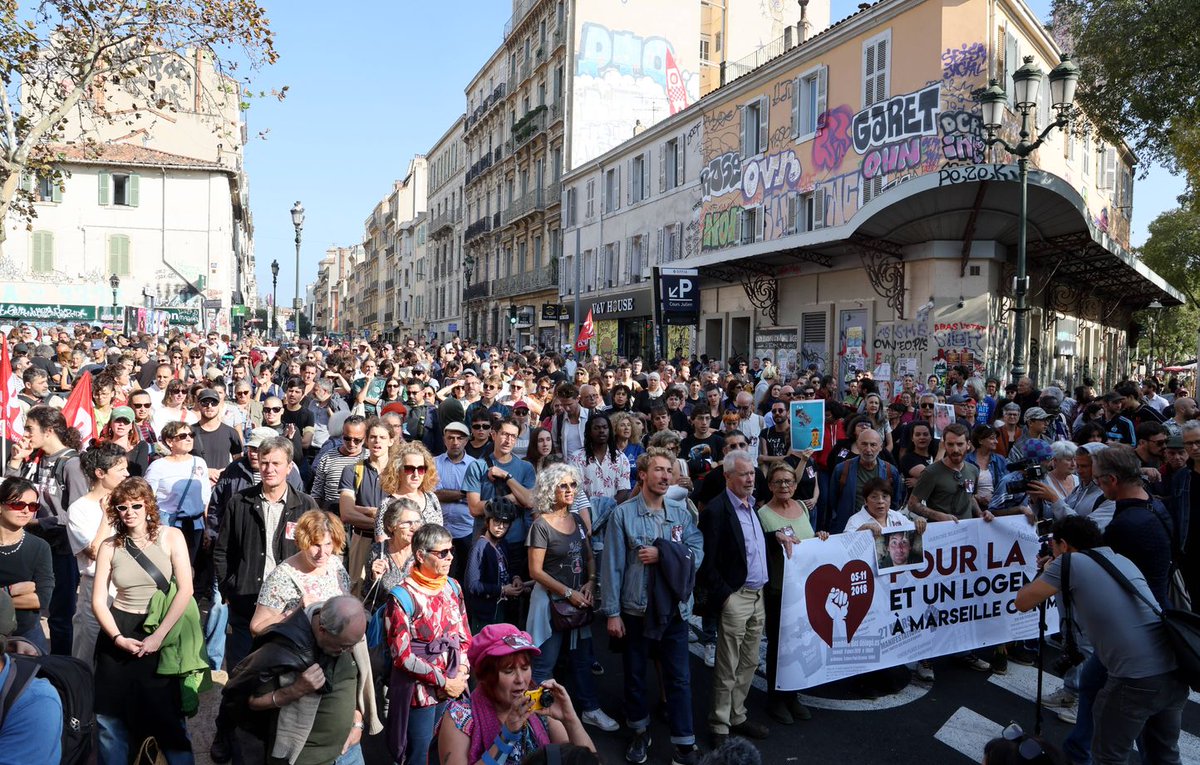 20minutesMars's tweet image. Rue d’Aubagne : Des Marseillais réclament « justice et un logement digne » avant le procès dlvr.it/TFzYrR