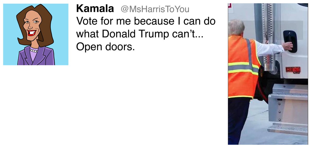 Trumpolinicomic's tweet photo. 2 Days Until Election
#TrumpIsAGlobalLaughingStock #TrumpIsUnfitForOffice #KamalaHarris2024 #politicalhumor #politicalsatire https://t.co/SVGYWhNsQG