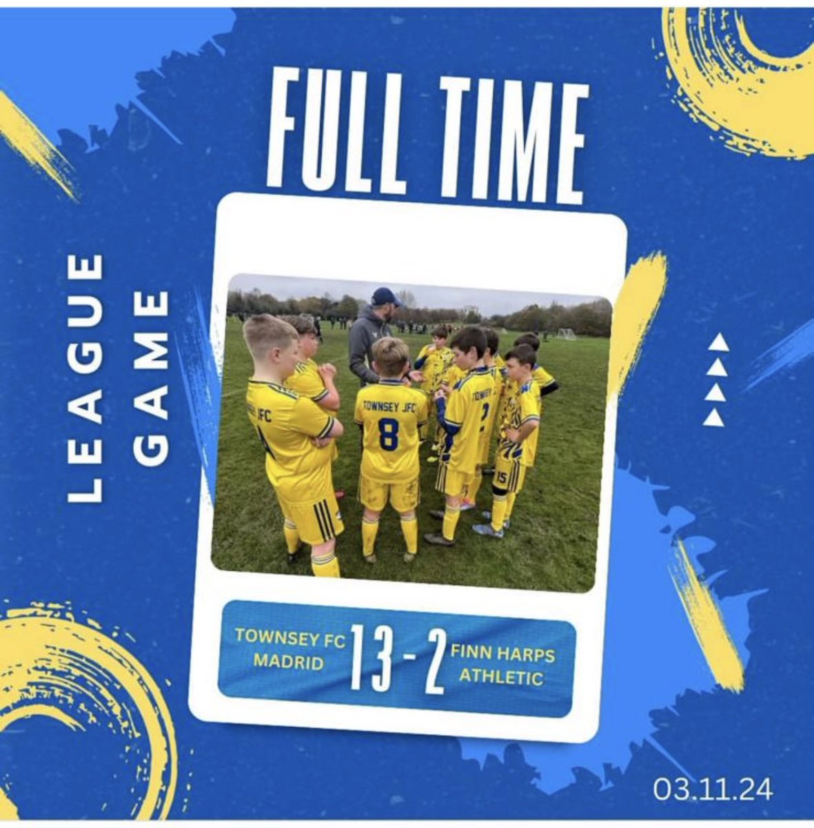 townseymadrid24's tweet image. What a result for the boys today! Excellent game, worked hard, played great, enjoyed them selves and the results showed! 
⚽️⚽️Jobo, Bobby, Ben and JP
⚽️Kristopher, Shaun, Cole, Louie and Logan
🏆Well deserved MOTM goes to Shaun