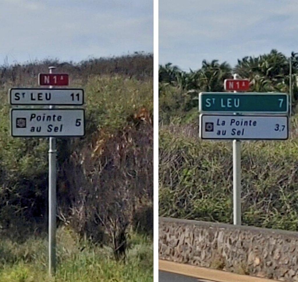 duffilled's tweet photo. Something's not consistent here... #innumeracy #Réunion #abcwalks https://t.co/ZFIMMMTrms