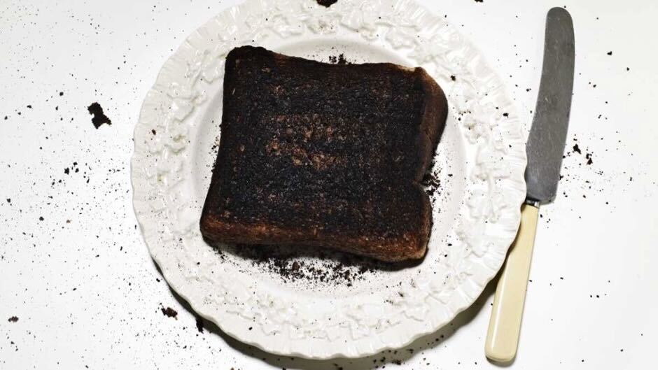 ThePoke's tweet image. If Monday was a slice of toast.