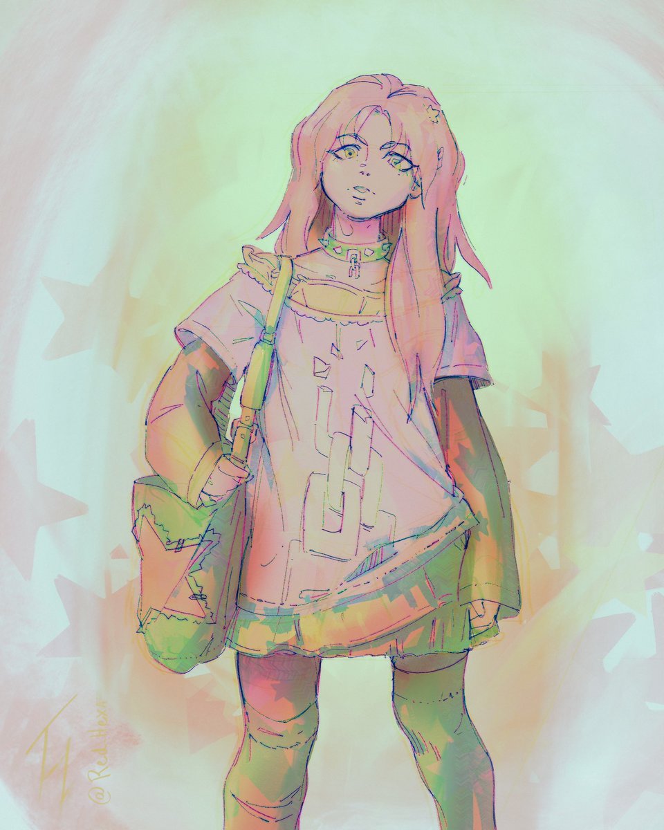 I feel a bit rusty at drawing but I cover mistakes with pretty colors ✨