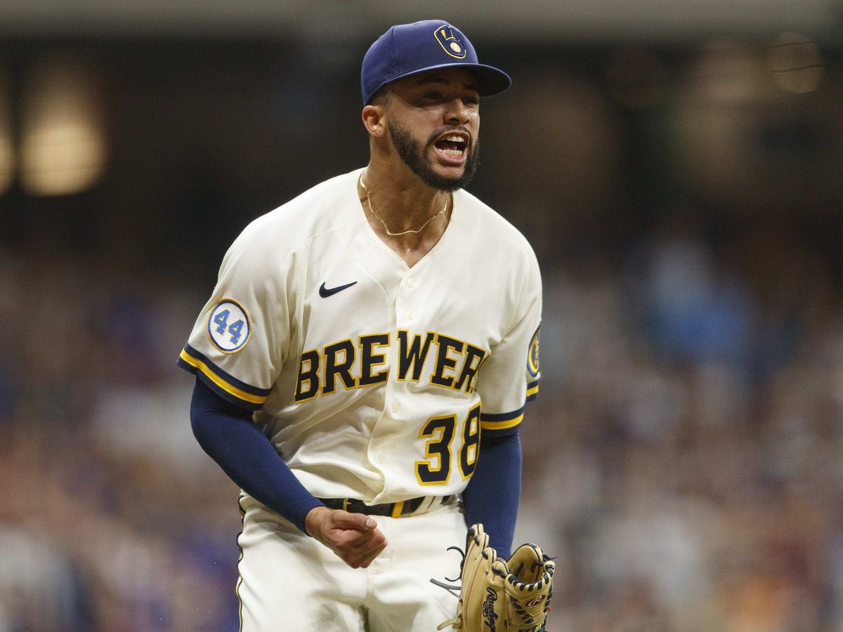 StatPackMLB's tweet image. Brewers have declined Devin Williams 10.5m club option for 2025 

Last year:
1.25 ERA
.097 WHIP
2.06 FIP

Where do you see the 2x All Star in 2025?🤔