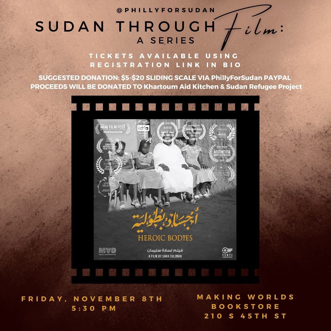 In a world defined by conflict and struggle, Sudan stands as a testament to resilience, hope, and unyielding spirit of its people. Join us for an immersive evening as we present "Sudan through Film", an event that sheds light on the diverse narratives emerging from Sudan.