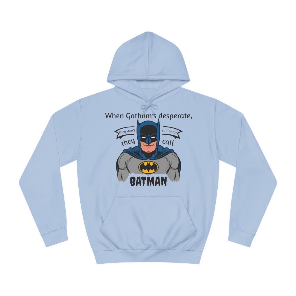 Styloxis_'s tweet photo. When Gotham’s desperate, they call Batman 🦇 Pick up this iconic hoodie for £35.02 at https://t.co/GEEKLF8vBo 
.
#BatmanHoodie #DarkKnight #ComicFans #Styloxis https://t.co/8m77vfRqjr