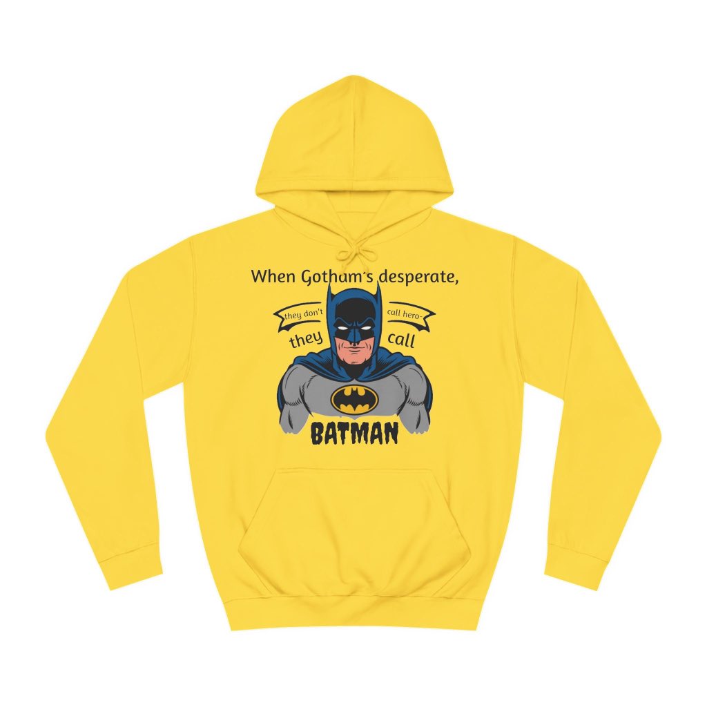 Styloxis_'s tweet photo. When Gotham’s desperate, they call Batman 🦇 Pick up this iconic hoodie for £35.02 at https://t.co/GEEKLF8vBo 
.
#BatmanHoodie #DarkKnight #ComicFans #Styloxis https://t.co/8m77vfRqjr