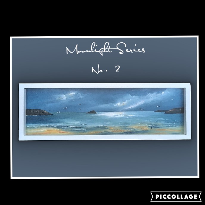 RobertaBlackler's tweet photo. robertablacklerart's profile picture
#Moonlight series No. 2 all framed up and ready to put in my shop tomorrow. This one in oils, showing from left to right #warrenpoint the #mewstone #ramehead and #wembury point.
https://t.co/TvMo7LcgXh https://t.co/tv1MC3f8t0