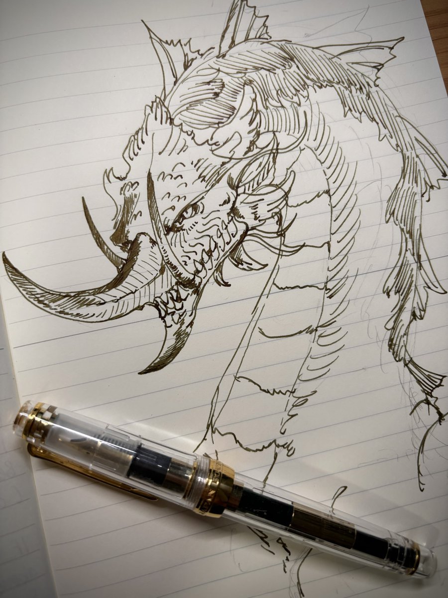 baconplasm's tweet image. vrtra doodle