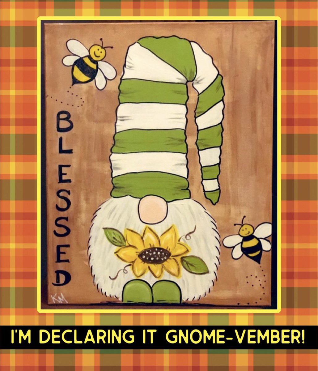 CanvasCBY's tweet photo. It’s a Thing, Right? #GnomeVember https://t.co/177cPt7s1v