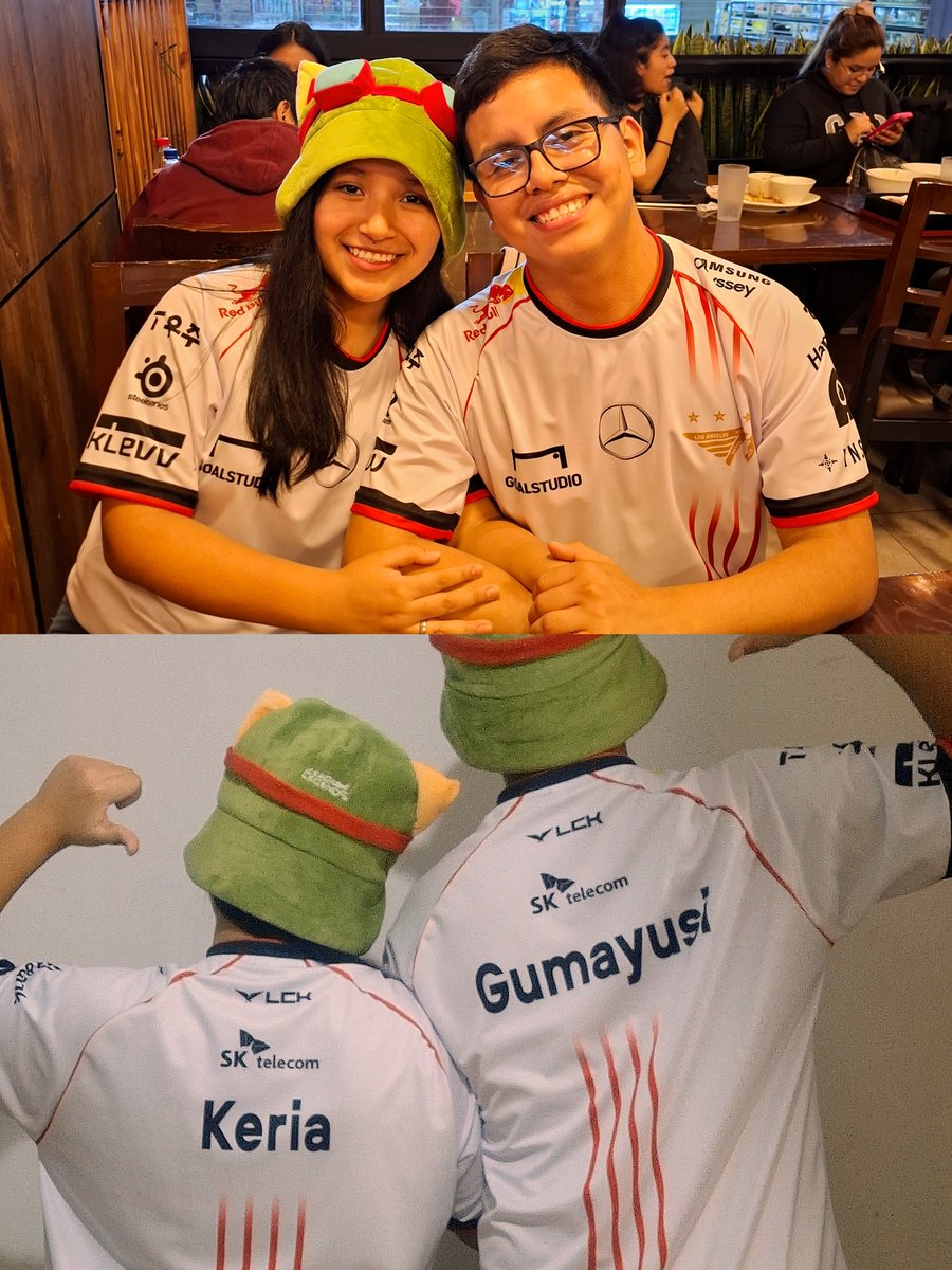 angiechoque_'s tweet photo. Ayer se celebró que ganó T1. #Worlds2024 #LeagueOfLegends #T1fighting #T1 #Keria #Gymayusi #Peru https://t.co/V6LfCyA4IR