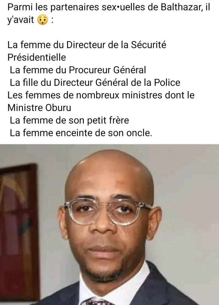 MadiBerry_'s tweet photo. Baltasar Ebang Engonga Video Baltasar Ebang Engonga Full Video BaltasarVideo Un scandale secoue la #GuinéeÉquatoriale ! Baltasar Ebang Engonga, fils du président de la CEMAC, impliqué dans une affaire de sextape et soupçonné de transmettre une infectione
https://t.co/eBiWPoR3AJ https://t.co/nmQwHQebiT