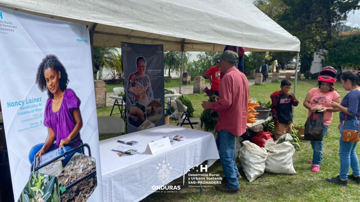 pronaders_hn's tweet photo. 📍 Ojojona, Francisco Morazán.

🫛🌽La tan esperada #FeriSAG ha llegado, transformando la comunidad con la presencia de #SAG_PRONADERS a través de los beneficiarios de sus proyectos. 🍅 🥦 https://t.co/QxeqcMPhkL