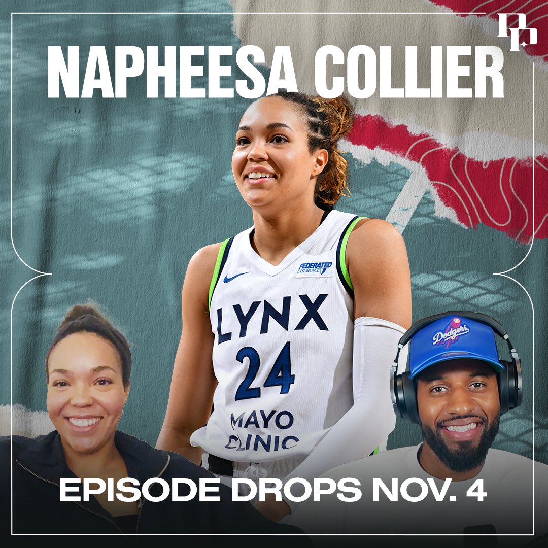PodcastPShow's tweet photo. Linked up with a Lynx star 🤝

4x All-Star &amp; WNBA DPOY Napheesa Collier joins tomorrow's show! https://t.co/XNR6QtC1PT