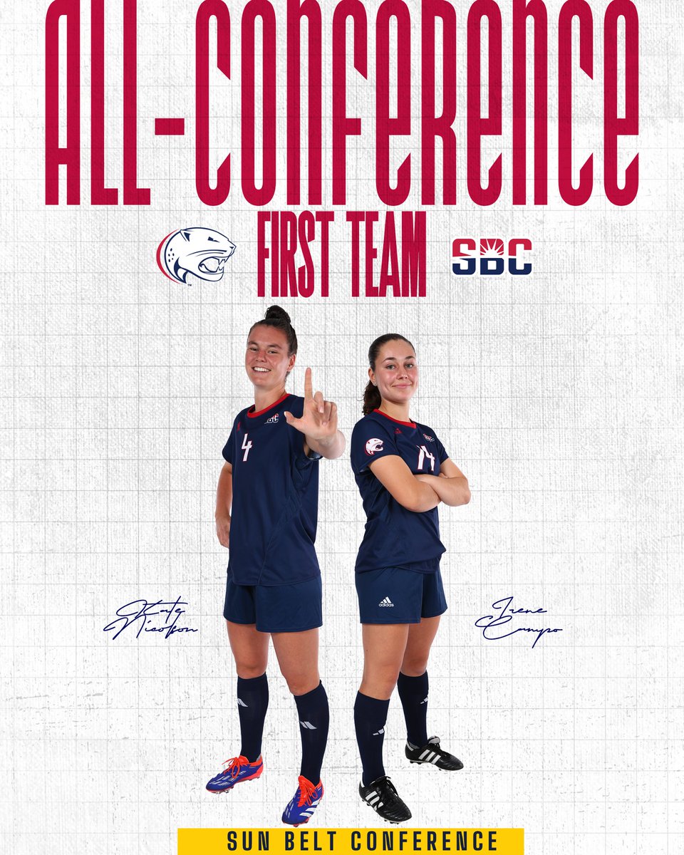 𝘼𝙡𝙡 𝘾𝙤𝙣𝙛𝙚𝙧𝙚𝙣𝙘𝙚💯

Huge congratulations to Kate Nicolson and Irene Campo for achieving first team honors🥹

#NoLimit