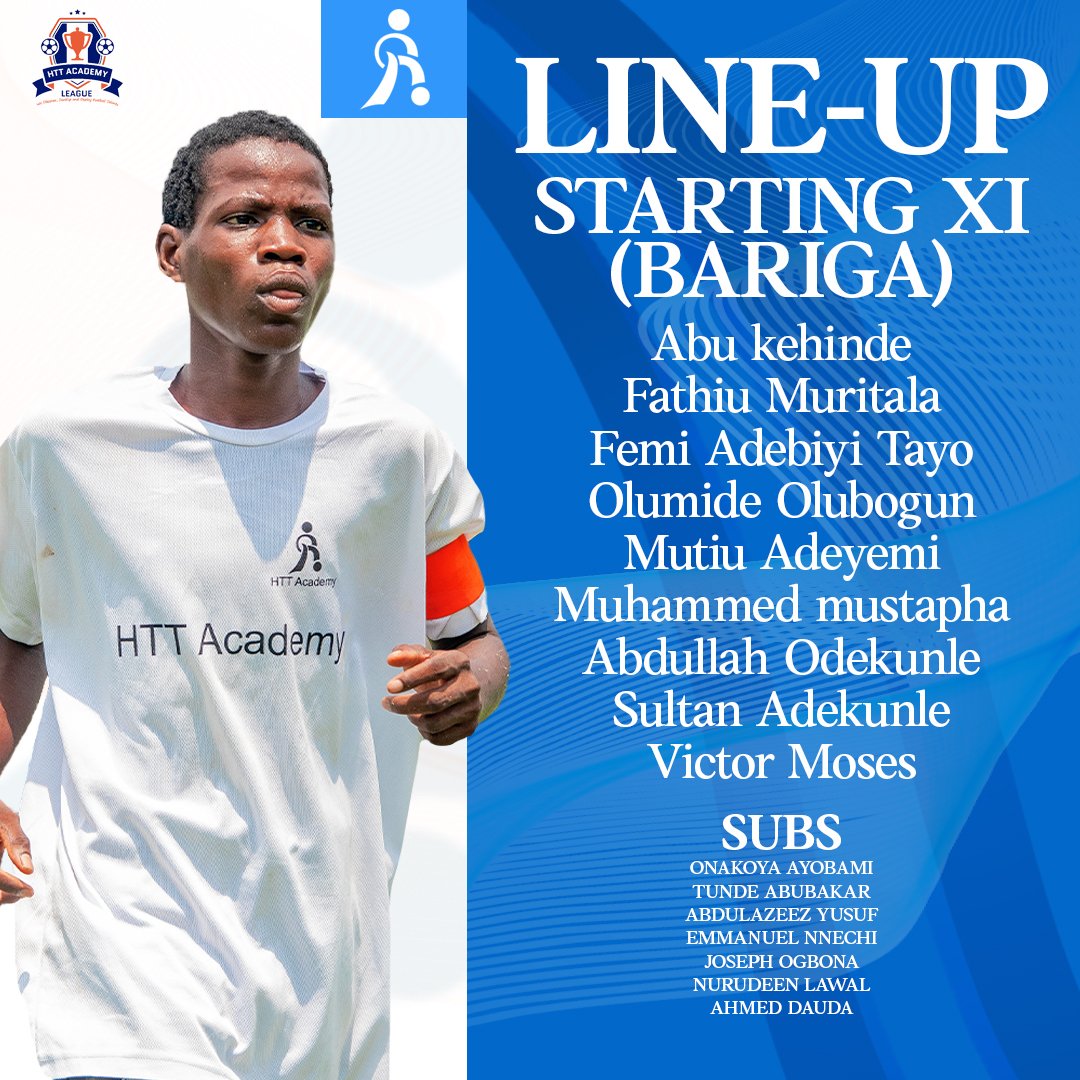 httacademy1's tweet image. Teams Starting line up in AGEGE 🟩 --- ⬜ BARIGA 🏆
.
.
.
.
#httleague2024
#grassrootstootball
#discoverdevelopdeploy
 #footballinnigeria
 #youthfootballtraining
#httacademyng