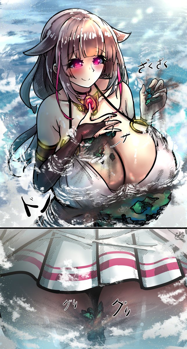 【オリキャラファンアート || OC Fanart】
Goddess-sama / Megami-sama 女神様

Fanart drawing of <a href="/kureha_kanzaki/">紅葉(くれは) /２日目 東地区 “ホ”－15a</a> 's OC: Goddess-sama / Megami-sama 女神様

#巨大娘 #サイズフェチ #Giantess