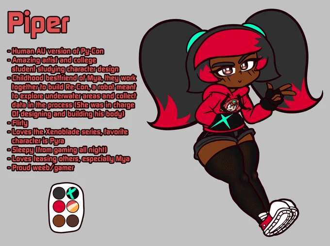 ive already made some designs of my nonhuman OCs as humans, which OC do you you think i should do next (forgive the old ahh art) 