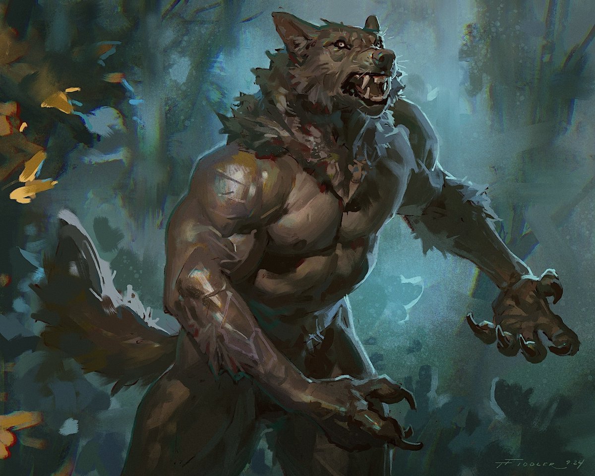 TFiddlerArt's tweet photo. All the Weretober2024 pieces are available as prints, and on sale! You can see where to get them below and in my bio! 😊👍 https://t.co/t3o6wgtraQ