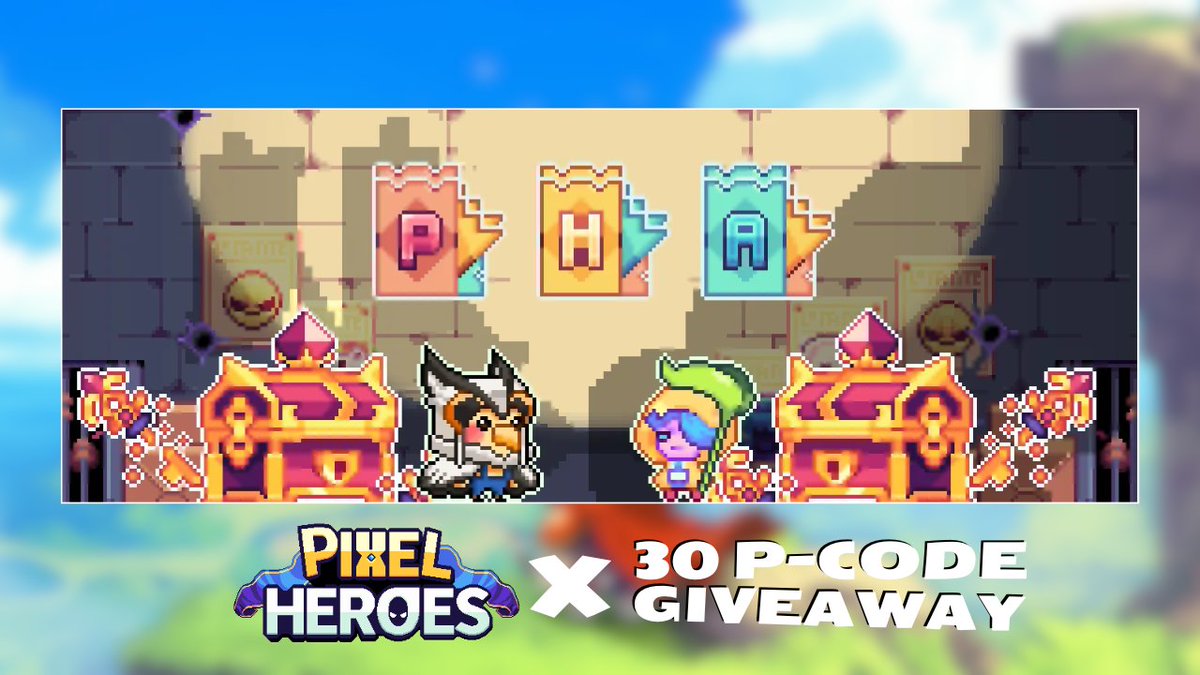 web3_viper's tweet photo. 30 P_Code Giveaway @PixelHeroesMMO!!

P_Codes will unlock exclusive rewards inside Pixel Adventure game.

➠ Steps:
1. Follow @web3_viper & @PixelHeroesMMO
2. Like + RT
3. Tag 3 friends and join their Discord.
4. Connect your wallet to the DApp.

#RoninCreator #KindCreator