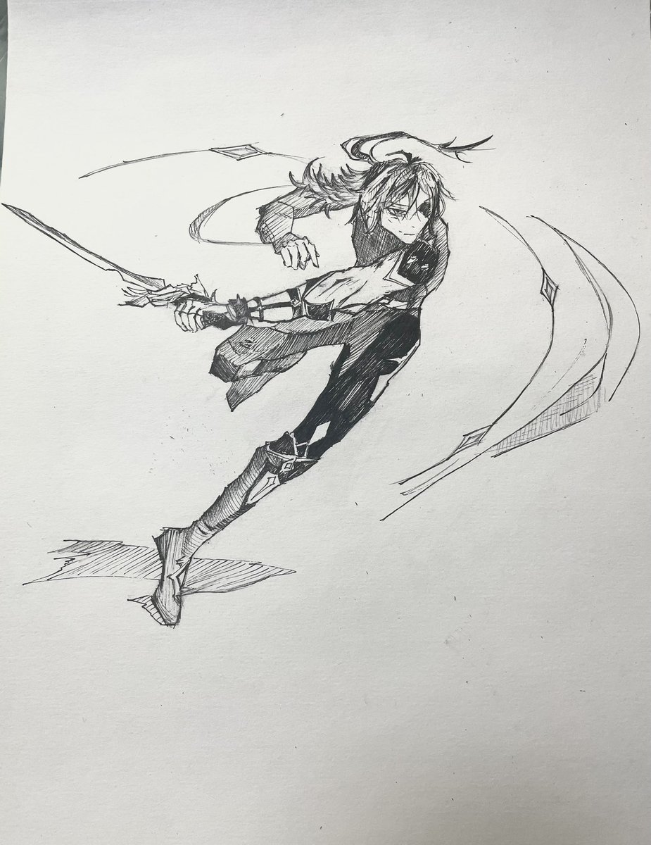 Tomodraw's tweet photo. #Kaeya #Genshin https://t.co/5GWR2fqzeg