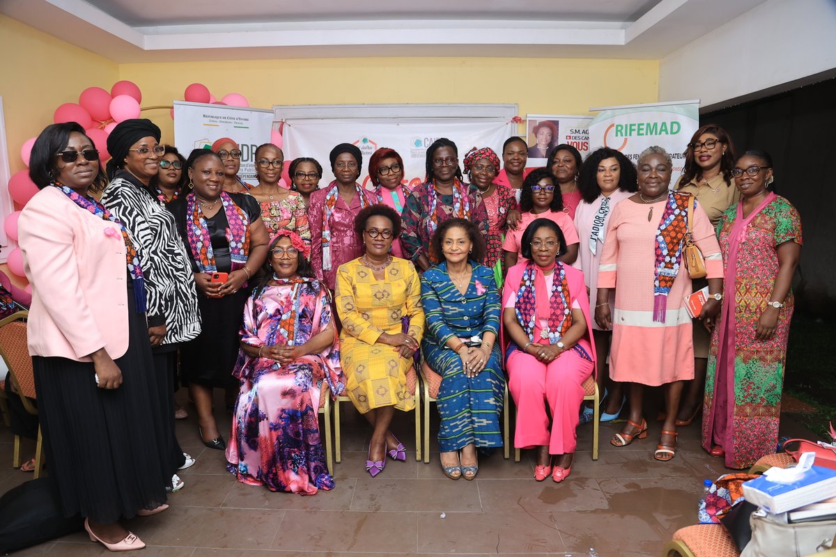 🎗️ La CAIDP, en partenariat avec la FAC &amp; le RIFEMAD, a organisé une conférence-dédicace des ouvrages de Mme Agnes Kraidy sur les cancers du sein, du col de l’utérus et de la prostate. Un moment clé pour sensibiliser sur la santé publique et l’accès à l’information ! 🙏 #Cancer