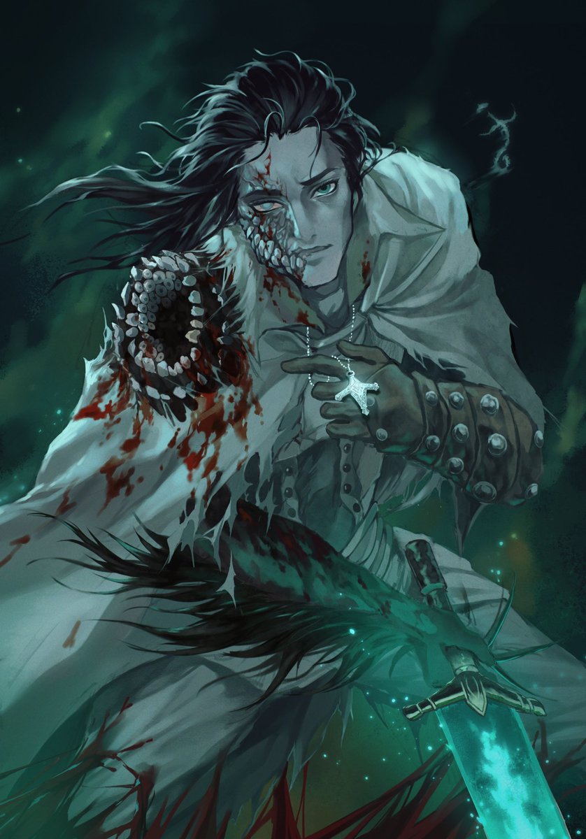 IvyJinna's tweet photo. #Bloodborne 
Have you seen the thread of light? Just a hair, a fleeting thing, yet I clung to it, steeped as I was in the stench of blood and beasts. https://t.co/zyMaD7Rwu8