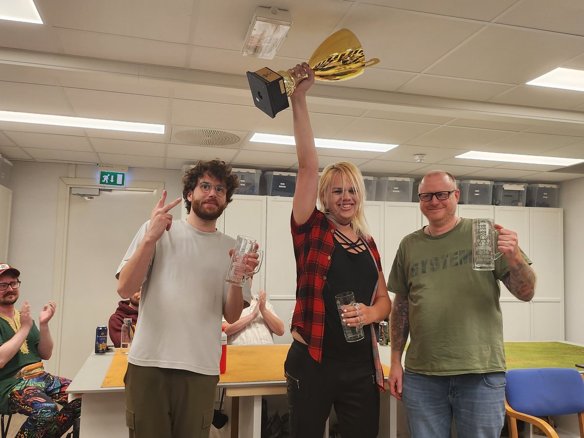 GVedeld's tweet image. 2d6 Carnage 2024 is over. Yet again we have a non-Norwegian on the very top of the list! Three players go 5-0. 70 people started out yesterday. Thanks to everyone for a great show-up!

@AosNorway #Spillforeningen2d6