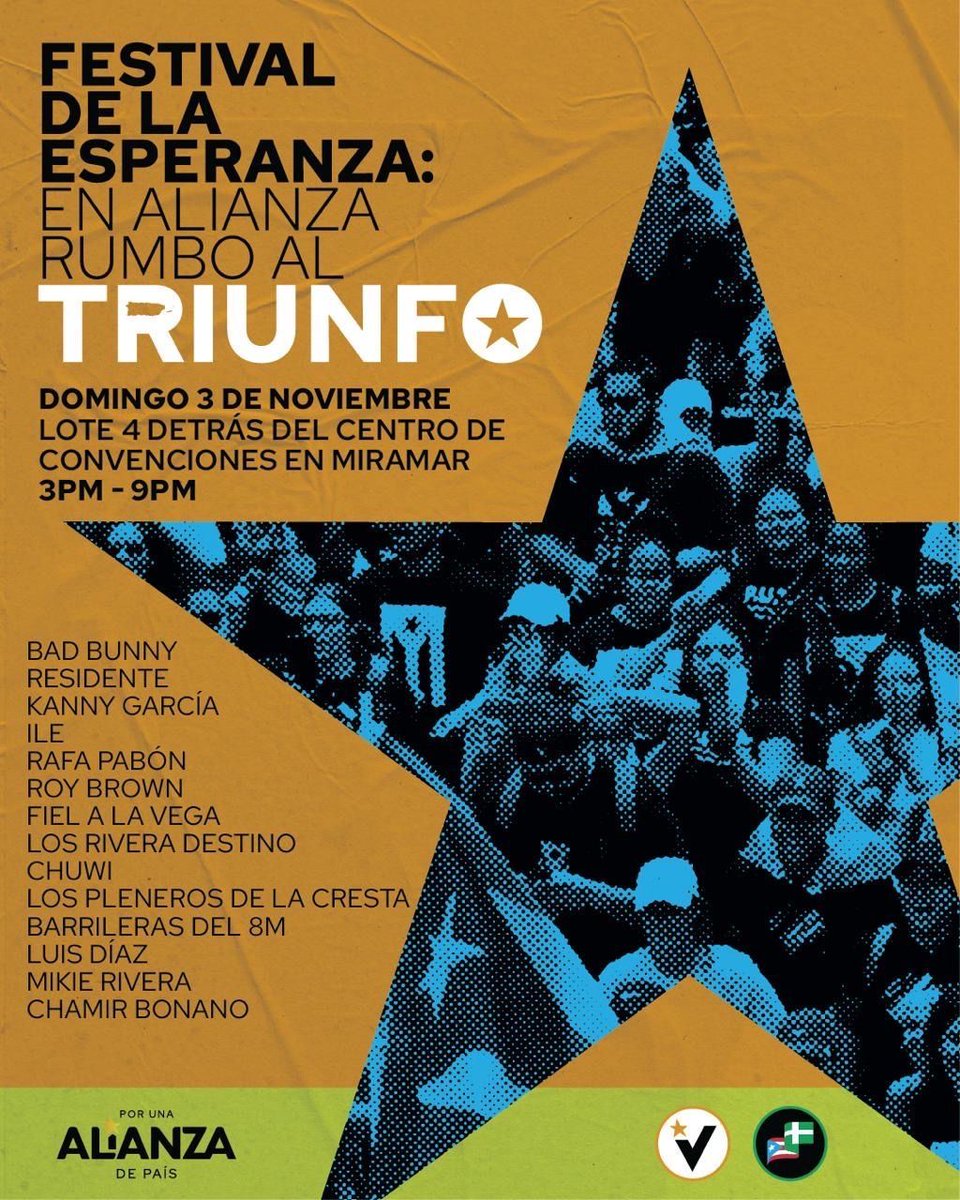 PatriaNuevaPR's tweet photo. La señal ya se dio... la podemos ver 🕯️🇵🇷 #EsperanzaFest https://t.co/b4U2AkBQn7