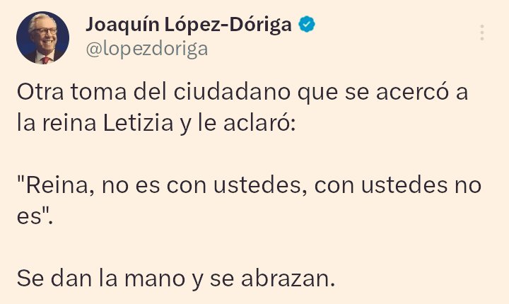 Jime2002_'s tweet photo. .@lopezdoriga defendiendo a su reina. ¿Opiniones? 😂 https://t.co/h2p49QdfSJ