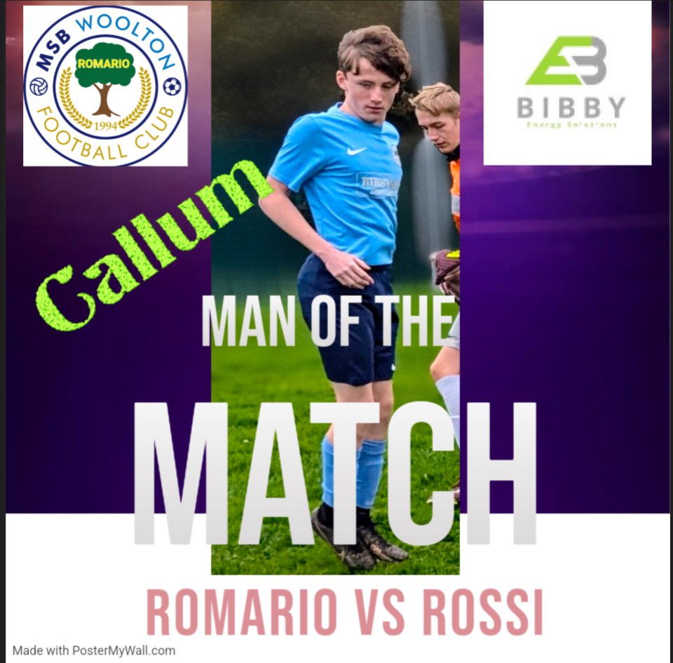 Great weekend of footie <a href="/WooltonJuniorFC/">MSB Woolton FC</a> for the Romario lads. Saturday a 3-0 win over Longworth. Patient until we started to score 2nd half.

Sunday we met top of the table Woolton Rossi. Always a good game but we took our chances to win 2-1.

MOMs Esau &amp; Callum ⚽💪👏👏