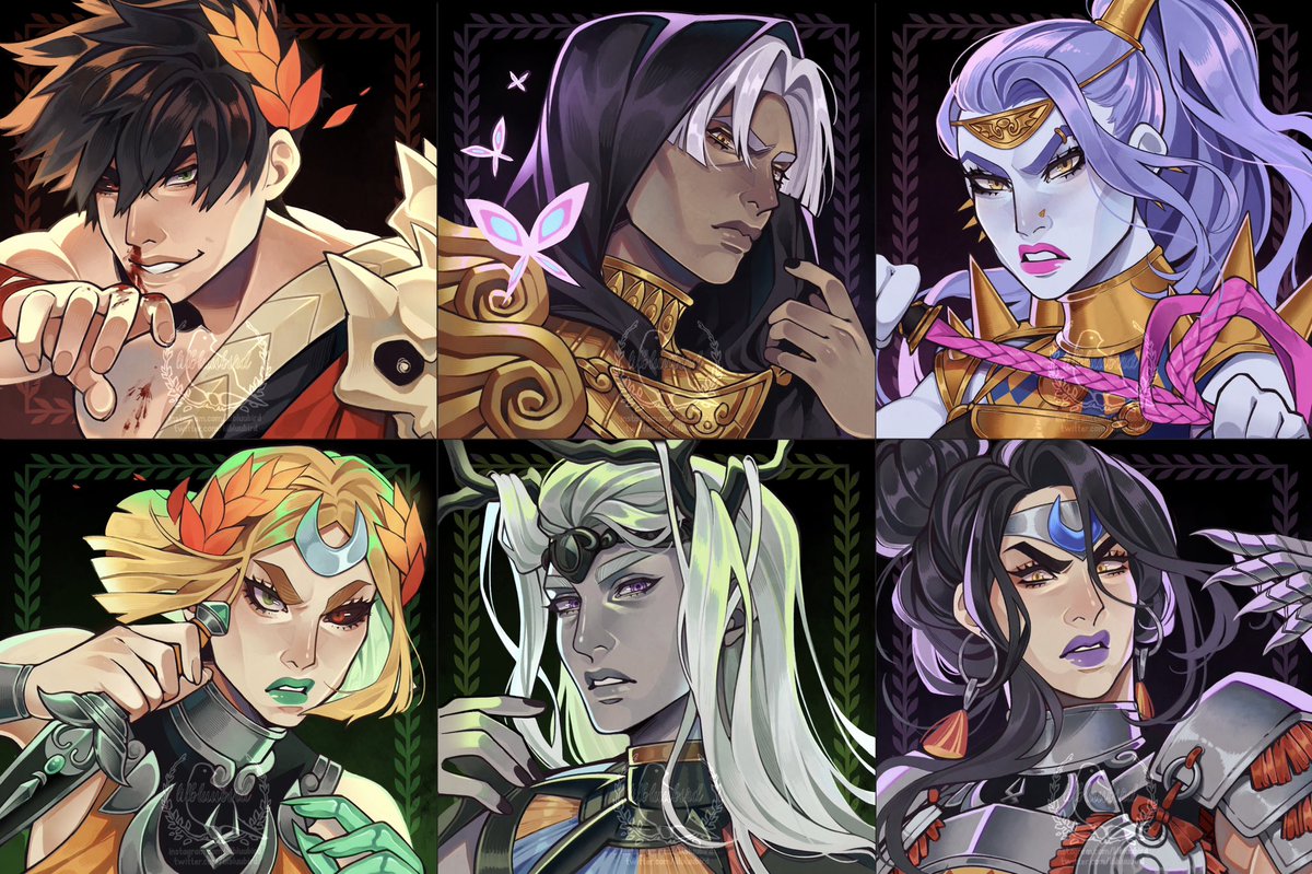 LilBluuBird's tweet image. The finished Hades portraits!! 🙌✨💙
#hadesfanart #hades2 #hadesgame #hades