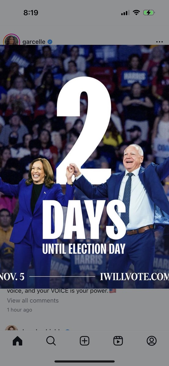 I can’t imagine not voting. It is a right that many fought and died for. It is your power. Voting will shape your future and that of everyone that comes after you!