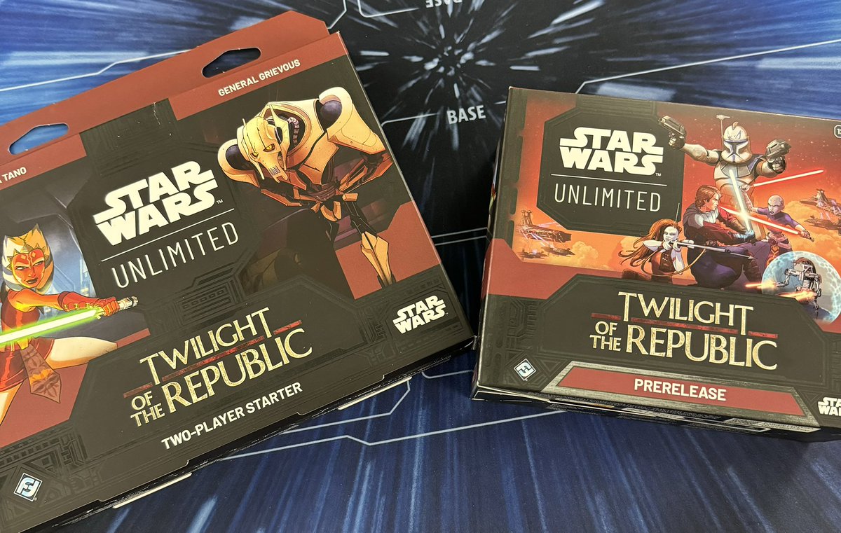 A double header Twilight of the Republic stream coming your way today! First giving the starter sets a run then doing some sealed! Live soon