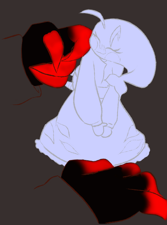shrimpopussy's tweet photo. No one told me crossover shipping could be this fun, SacrifialLamb (Folly/Shrimpo) I love you https://t.co/SvdYmfiAFt