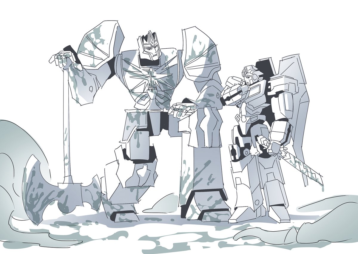 He didn't fight actually