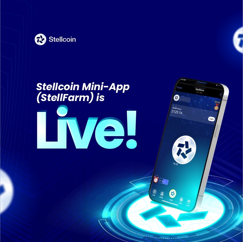𝗢𝘂𝗿 𝗠𝗶𝗻𝗶-𝗔𝗽𝗽 𝗜𝘀 𝗟𝗜𝗩𝗘!
𝗝𝗼𝗶𝗻 𝗡𝗼𝘄!
stellcoin.org