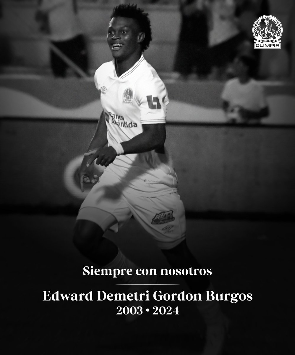 CDOlimpia's tweet photo. Siempre con nosotros. Llevándote en nuestros corazones y en nuestras memorias, recordándote con esa sonrisa.

¡Para siempre, Edward Demetri Gordon Burgos! https://t.co/69ZQKoeuOo