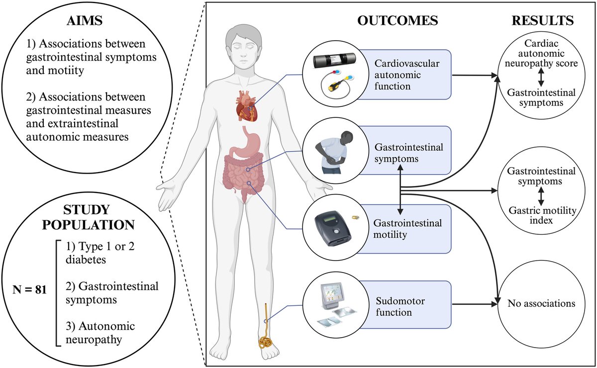 Neurogastro & Motil (@ngmjournal) on Twitter photo 🆕🔥#DiabeticGastroenteropathy: Associations between GI #symptoms #Motility & #Extraintestinal autonomic measures‼️
❇️GI symptoms are associated with the #GastricMotility index & #intestinal transit times👏
👉onlinelibrary.wiley.com/doi/10.1111/nm…
<a href="/ANMSociety/">ANMS</a> <a href="/esnm_eu/">ESNM.eu</a> #GITwitter #MedTwitter 🆕🔥#DiabeticGastroenteropathy: Associations between GI #symptoms #Motility & #Extraintestinal autonomic measures‼️
❇️GI symptoms are associated with the #GastricMotility index & #intestinal transit times👏
👉onlinelibrary.wiley.com/doi/10.1111/nm…
<a href="/ANMSociety/">ANMS</a> <a href="/esnm_eu/">ESNM.eu</a> #GITwitter #MedTwitter