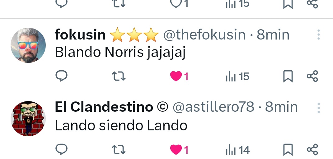 Magusca's tweet photo. #combituit #F1 #GPBr
@thefokusin @astillero78
se ríen con vos...nah mentira, es de vos! https://t.co/gMSAPiCqHQ