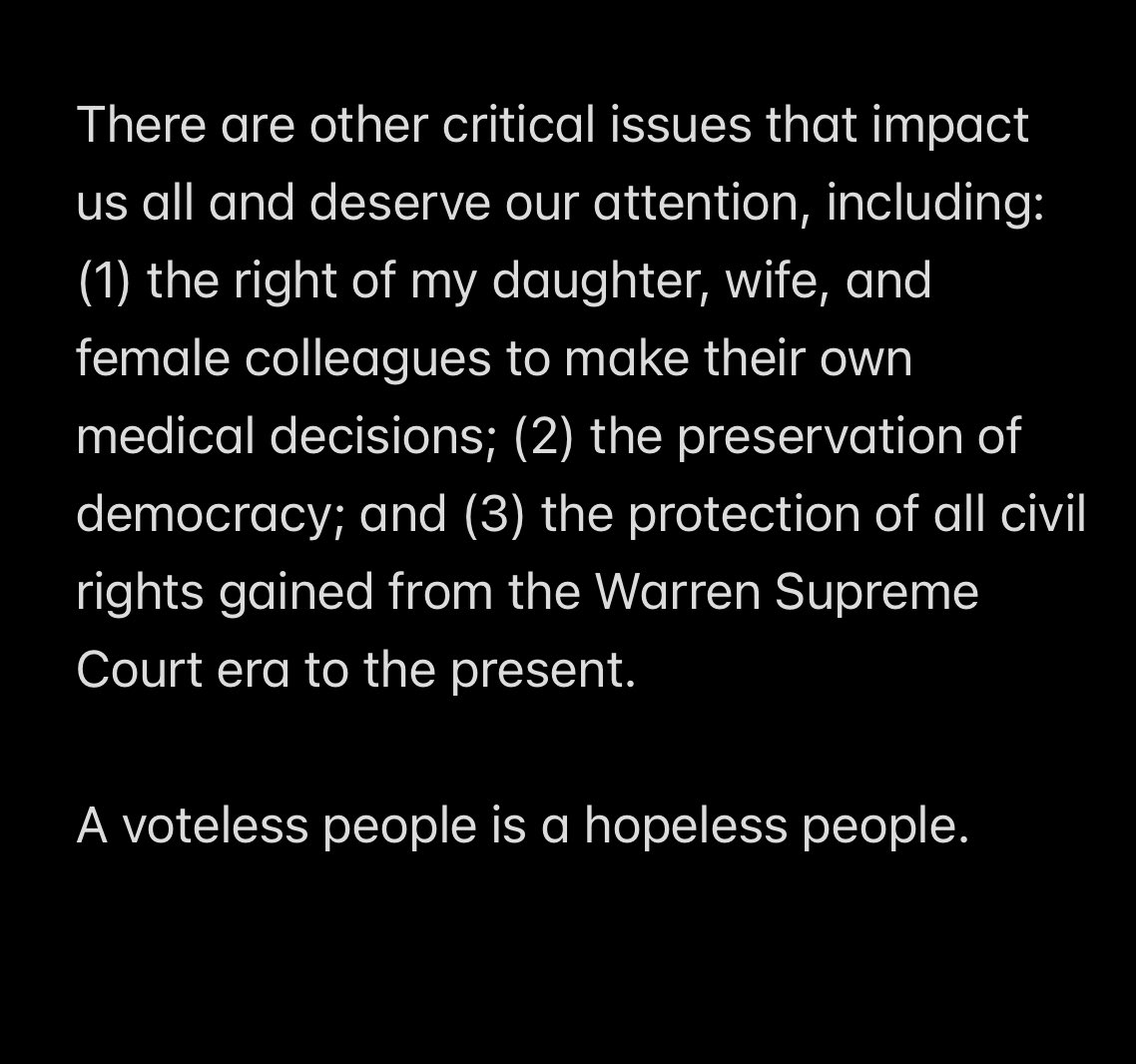 A few thoughts.  

Also, no matter the outcome, nationally, it will demand serious reflection on how leaders lead. This is not sustainable.  #Vote