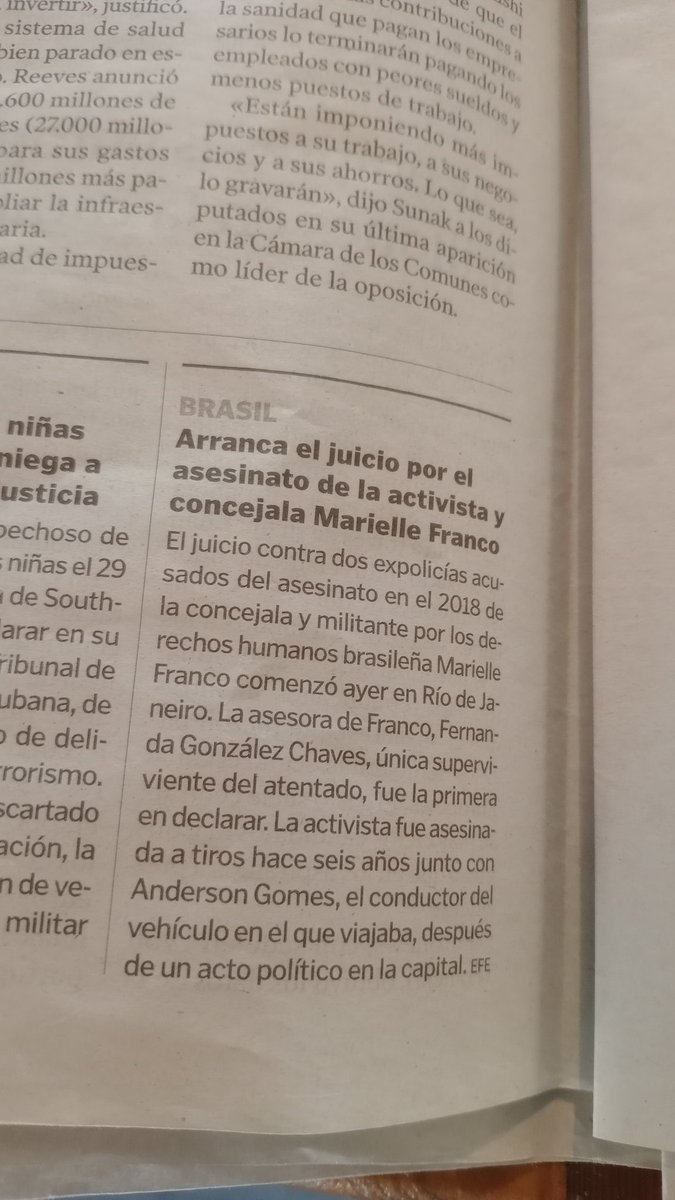 Mangeles_HM's tweet image. Recién arranca el juicio por el asesinato de la activista y concejala brasileña @mariellefranco.
#VCMP
#violenciadegenero
