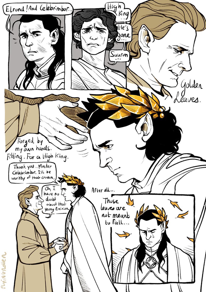 Fallen leaves 
#theRingsOfPower 