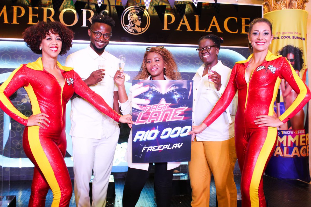 EmperorsPalace's tweet image. Congratulations to all the winners in our final Fast Lane draw last night. The lucky #CarDraw #winner was Nicolas Sarrimanolis of Primrose Hill. 
#FastLane #ThePalaceOfDreams
18+ Only | Winners know when to stop