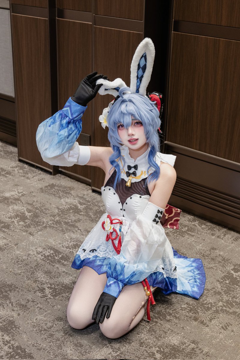 Coser_Normi's tweet photo. 兔兔
#cosplay #Genshin #原神写真部 #甘雨cos #甘雨 #cosplayers https://t.co/cN8I7B9B26