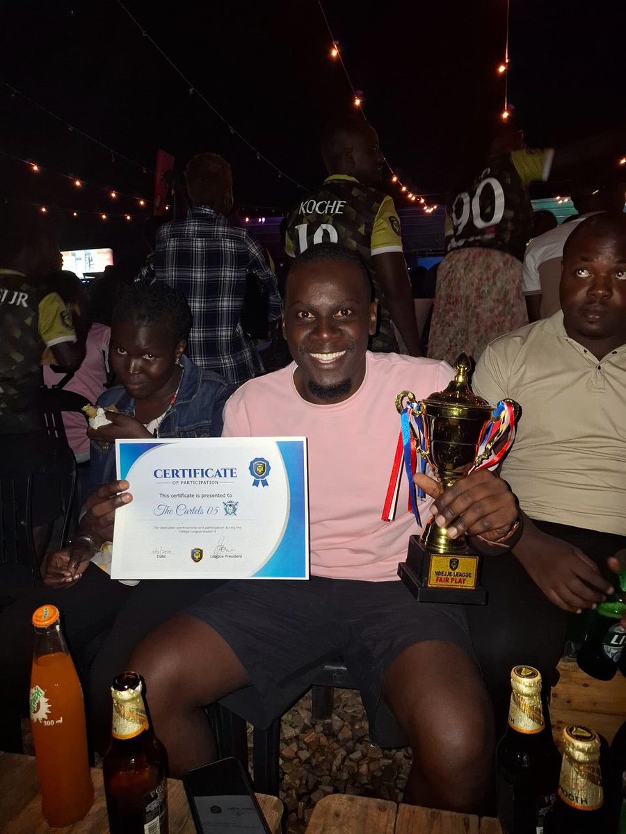 Well deserved Fair Play Award <a href="/ndejjeleague/">Ndejje League</a> 

#WeAreTheCartels